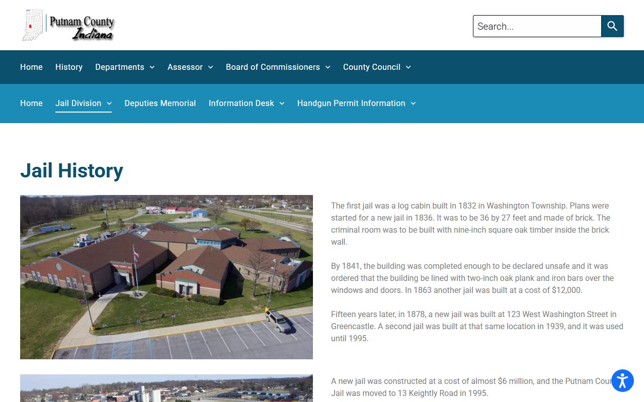 Putnam County inmate records jail history information
