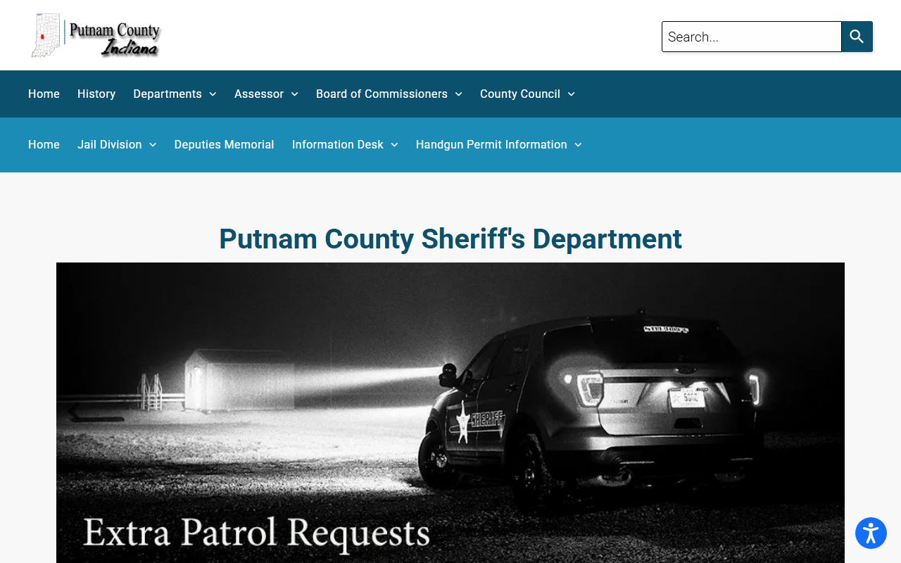 Putnam County warrant records sheriff custody resources